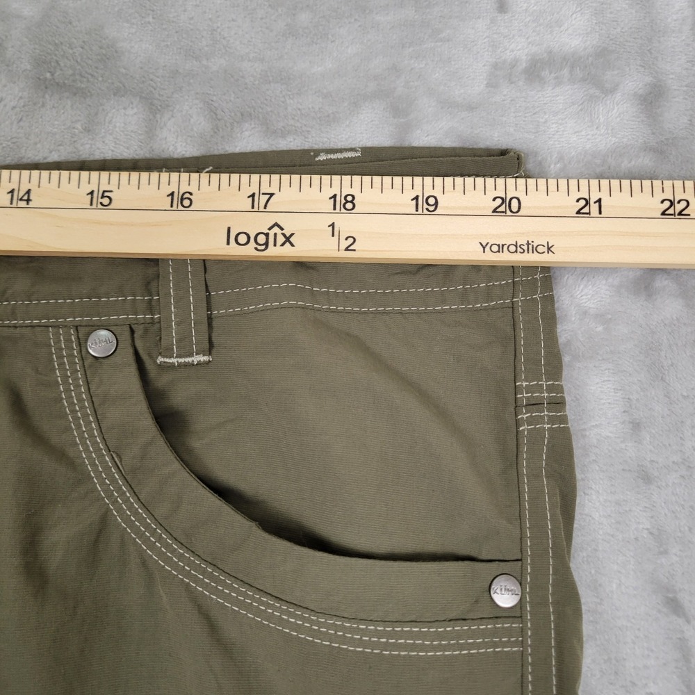 KUHL Mens Liberator Convertible Stealth Zip Off System Pants 40x33 Olive Green - Picture 9 of 13